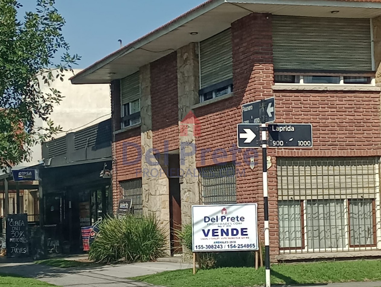 Venta Chalet y Local sobre calle Paunero y Laprida